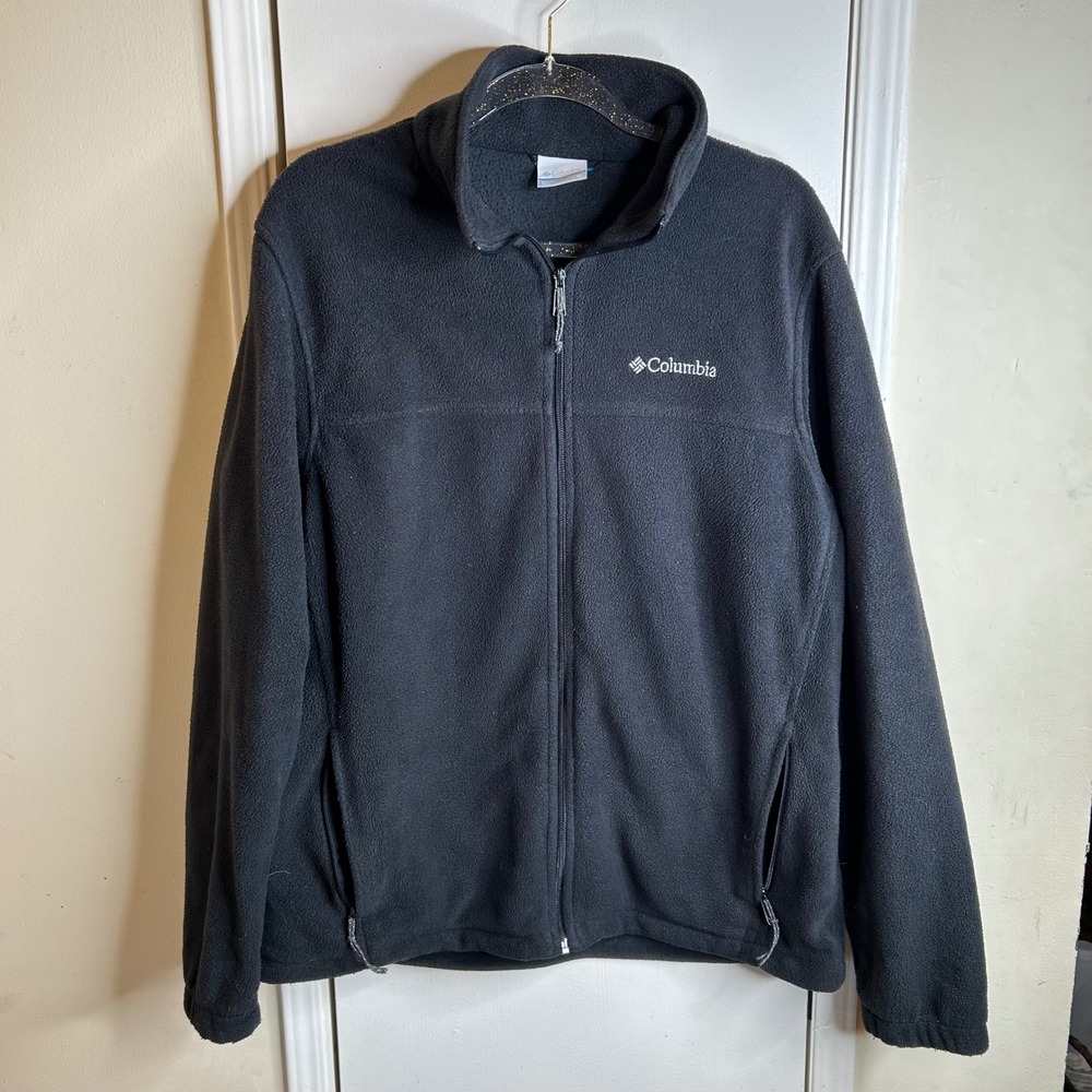 Columbia Mens Steens Mountain Full Zip Fleece Jacket Black XL Outdoors